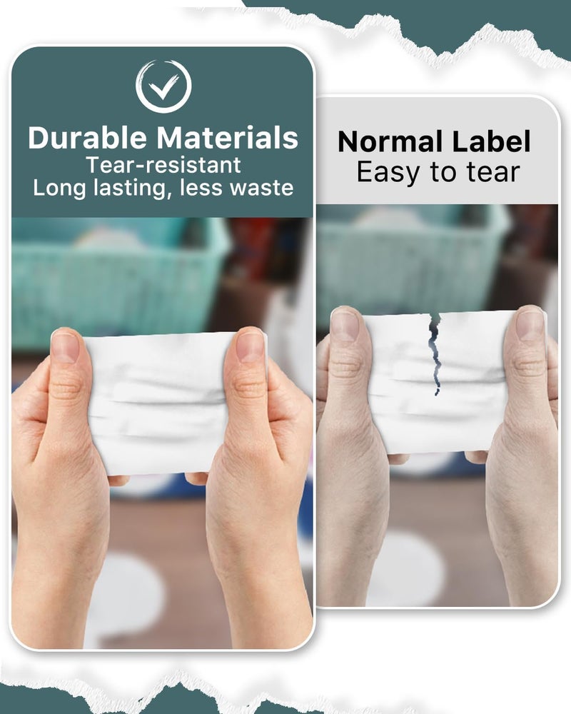 iEager 3" x 2" Thermal Labels, Rectangle Thermal Printer Stickers, Self-Adhesive Durable Sticker with Perforation Line, 500 Labels/Roll, White - Image 5